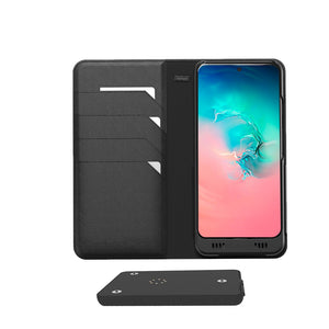 Galaxy S20 Ultra Leather Wallet Smart case +Battery, +128GB Memory, +SDcard & EnviroSensor ++