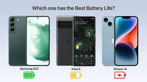 Pixel 7, Samsung S23 & iPhone 14: Which one has the Best Battery Life