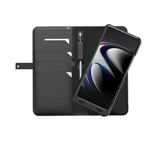 Galaxy S22 Leather Modular Wallet Smart case +EnviroSensor